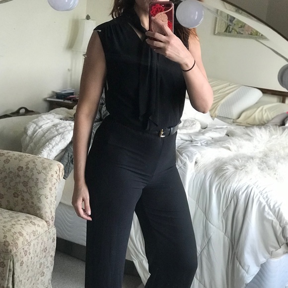 💕MICHEAL Micheal Kors Black Jumpsuit NWT - Picture 4 of 8